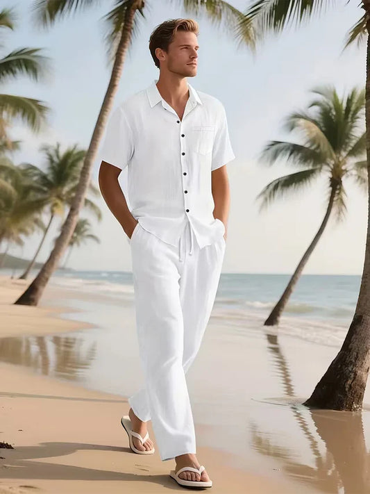 Coordinato Lino Uomo Estivo